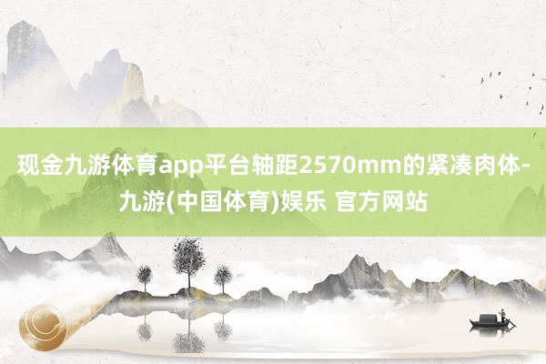 现金九游体育app平台轴距2570mm的紧凑肉体-九游(中国体育)娱乐 官方网站